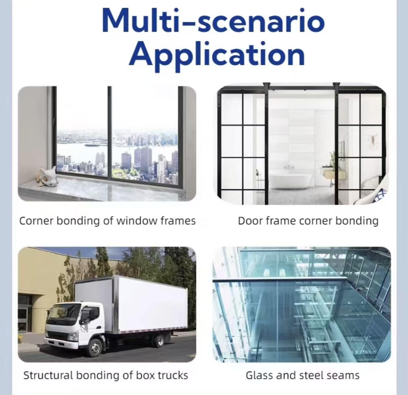 Two-component application fields